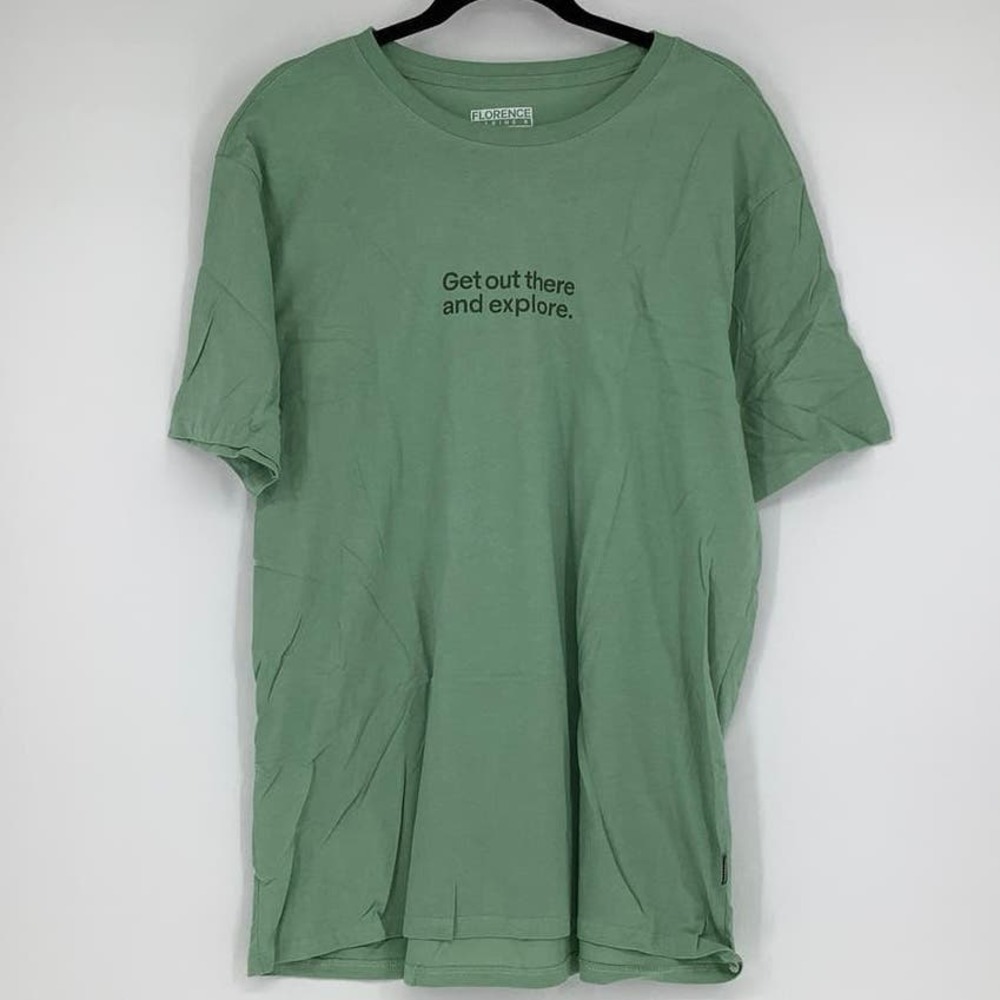 NEW! Florence Marine X Size Large GOTAE Organic T-Shirt Sage Tee $30 msrp M9-5 - Picture 3 of 10